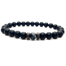 Load image into Gallery viewer, Men Bracelet Natural Moonstone Bead Tibetan Buddha Bracelet chakra Lava Stone Diffuser Bracelets Men Jewelry gift Drop Shipping
