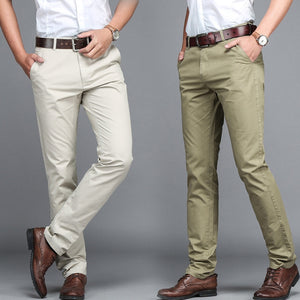 Pantalones de vestir de alta calidad para hombre, pantalones de vestir para hombre, pantalones de negocios, pantalones sociales informales para oficina, pantalones clásicos para hombre