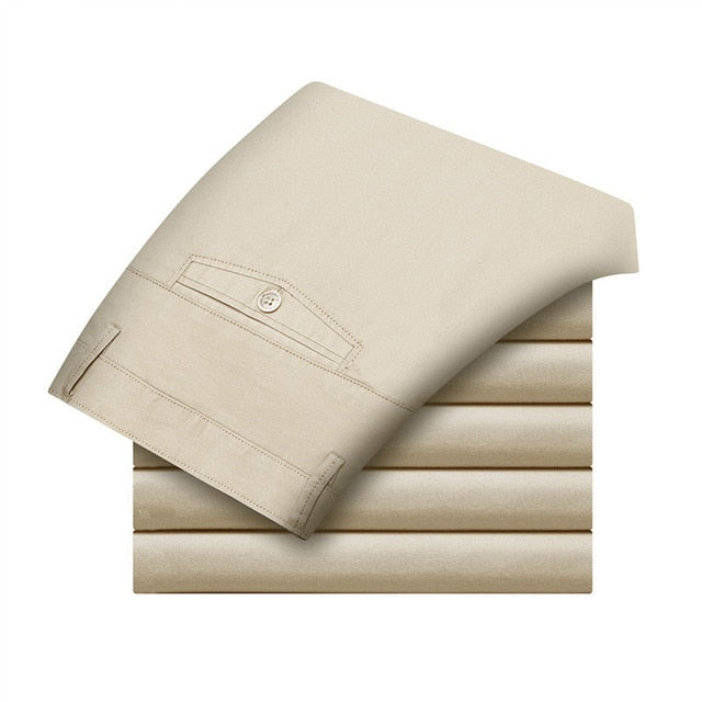 Pantalones de vestir de alta calidad para hombre, pantalones de vestir para hombre, pantalones de negocios, pantalones sociales informales para oficina, pantalones clásicos para hombre