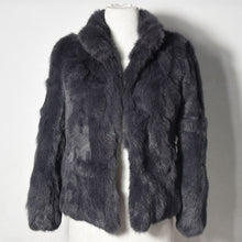 Load image into Gallery viewer, 2019 High Quality Real Fur Coat Fashion Genuine Rabbit Fur Overcoats Elegant Women Winter Outwear Stand Collar Rabbit Fur Jacket
