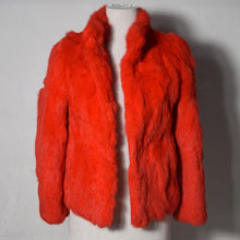 Load image into Gallery viewer, 2019 High Quality Real Fur Coat Fashion Genuine Rabbit Fur Overcoats Elegant Women Winter Outwear Stand Collar Rabbit Fur Jacket
