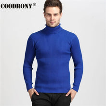 Load image into Gallery viewer, COODRONY Winter Thick Warm Cashmere Sweater Men Turtleneck Mens Sweaters Slim Fit Pullover Men Classic Wool Knitwear Pull Homme
