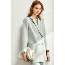 Load image into Gallery viewer, Amii Minimalism suit set women 2020 spring new Solid  suits &amp;blazer ， suit vest ， high waist suit pants suit for women 12060909
