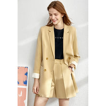 Load image into Gallery viewer, Amii Minimalism suit set women 2020 spring new Solid  suits &amp;blazer ， suit vest ， high waist suit pants suit for women 12060909
