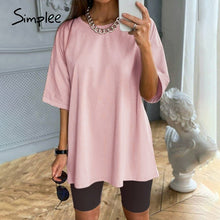 Load image into Gallery viewer, Simplee Casual solid new women&#39;s two piece suit including belt solid color home loose sports fashion leisure suit summer 2020
